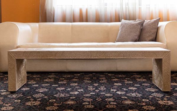 Ниска маса Leather 1 Fendi Casa