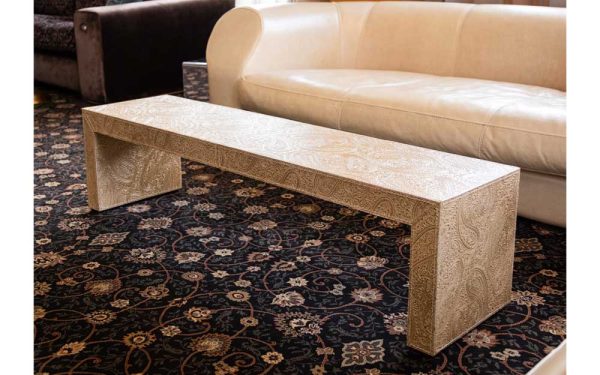 Ниска маса Leather 1 Fendi Casa