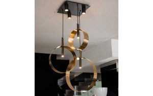 Полилей Златни Рингове LED LOOP S3 RIFLESSI