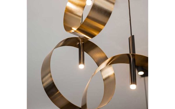 Полилей Златни Рингове LED LOOP S3 RIFLESSI