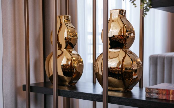 Ваза GOURD MS GOLDEN ASIATIDES