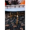 Ниска маса с дървен плот и златна основа Samarcanda от италианския производител ETRO Home Interiors