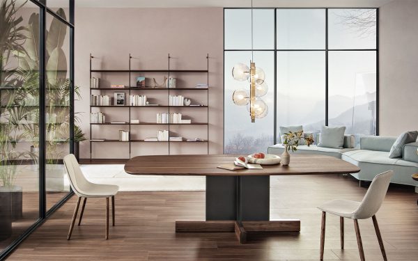 Трапезарна маса CROSS TABLE от италианския производител BONALDO