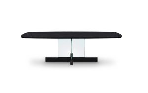 Трапезарна маса CROSS TABLE GLASS от италианския производител BONALDO