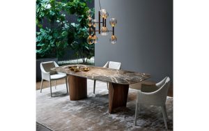 Трапезарна маса FLAME WOOD от италианския производител BONALDO