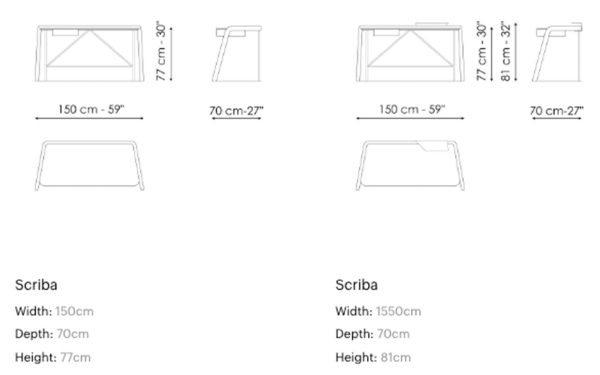 Home office бюро SCRIBA от италианския производител BONALDO