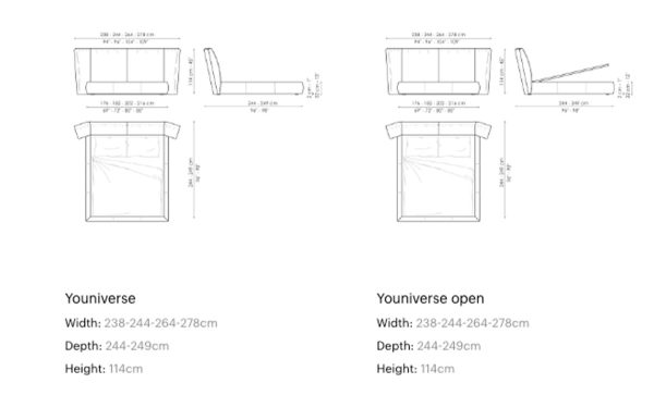 Спалня YOUNIVERSE от италианския производител BONALDO