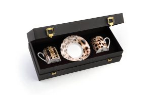 Подаръчен комплект за кафе Casablanca Malindi, Сет от 4 части Roberto Cavalli Home Luxury Tableware - Stolbg.com
