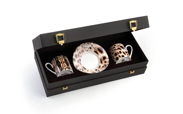Подаръчен комплект за кафе Casablanca Malindi, Сет от 4 части Roberto Cavalli Home Luxury Tableware - Stolbg.com