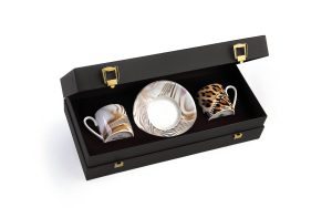 Подаръчен комплект за кафе Zimbabwe Djerba, Сет от 4 части Roberto Cavalli Home Luxury Tableware - Stolbg.com