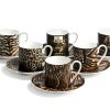 Подаръчен комплект за кафе Collection Zero, Сет от 12 части Roberto Cavalli Home Luxury Tableware - Stolbg.com