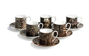 Подаръчен комплект за кафе Collection Zero, Сет от 12 части Roberto Cavalli Home Luxury Tableware - Stolbg.com