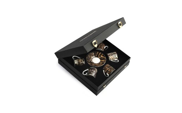 Подаръчен комплект за кафе Collection Zero, Сет от 12 части Roberto Cavalli Home Luxury Tableware - Stolbg.com