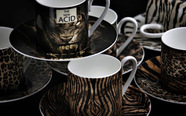 Подаръчен комплект за кафе Collection Zero, Сет от 12 части Roberto Cavalli Home Luxury Tableware - Stolbg.com