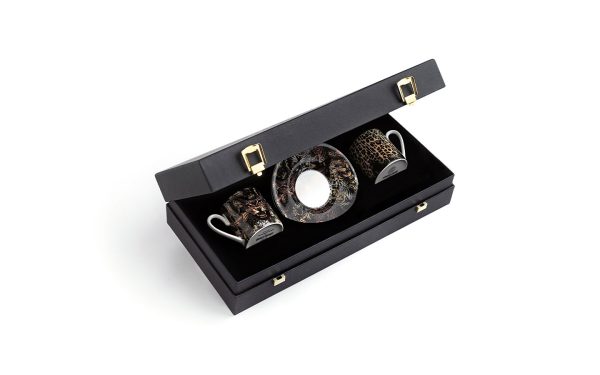 Подаръчен комплект за кафе Queen of Arizona, Сет от 4 части Roberto Cavalli Home Luxury Tableware - Stolbg.com