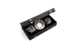 Подаръчен комплект за кафе Queen of Florida, Сет от 4 части Roberto Cavalli Home Luxury Tableware - Stolbg.com
