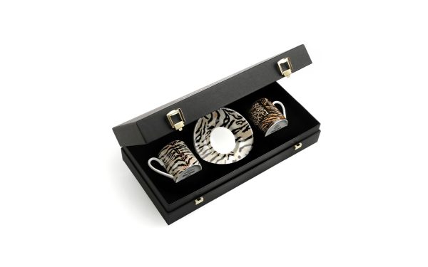 Подаръчен комплект за кафе Queen of Florida, Сет от 4 части Roberto Cavalli Home Luxury Tableware - Stolbg.com