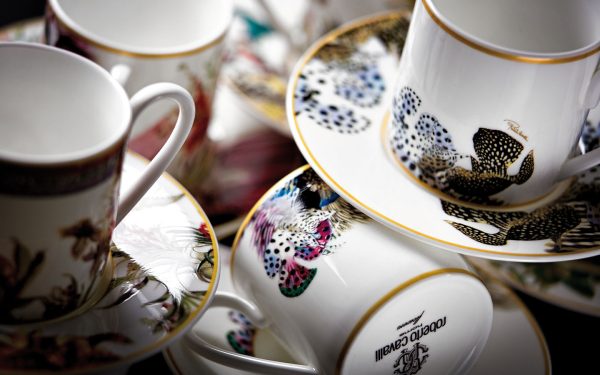 Подаръчен комплект за чай Flowers Roberto Cavalli Home Luxury Tableware - Stolbg.com