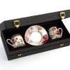 Подаръчен комплект за кафе Flowers DA, Сет от 4 части Roberto Cavalli Home Luxury Tableware - Stolbg.com