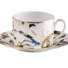 Подаръчен комплект за чай Gargen's Birds, Сет от 4 части Roberto Cavalli Home Luxury Tableware - Stolbg.com
