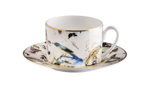 Подаръчен комплект за чай Gargen's Birds, Сет от 4 части Roberto Cavalli Home Luxury Tableware - Stolbg.com