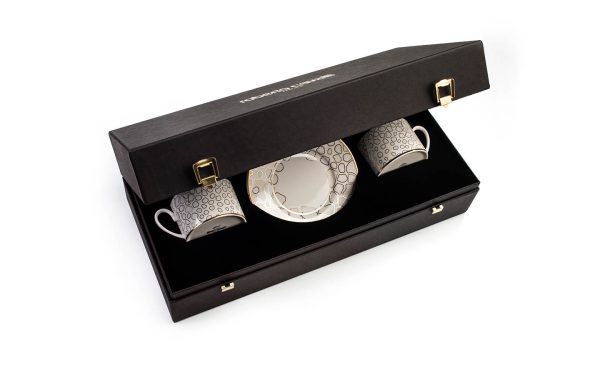 Подаръчен комплект за чай Giraffa, Сет от 4 части Roberto Cavalli Home Luxury Tableware - Stolbg.com