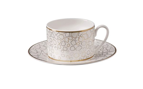 Чаша за чай с чинийка Giraffa Roberto Cavalli Home Luxury Tableware - Stolbg.com