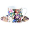 Подаръчен комплект за кафе Golden Flowers, Сет от 4 части Roberto Cavalli Home Luxury Tableware - Stolbg.com