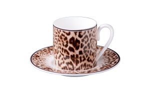 Чаша за кафе с чинийка Jaguar Roberto Cavalli Home Luxury Tableware - Stolbg.com
