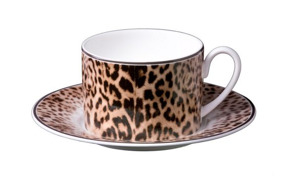 Чаша за чай с чинийка Jaguar Roberto Cavalli Home Luxury Tableware - Stolbg.com