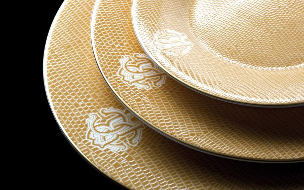 Колекция Lizzard Gold Roberto Cavalli Home Luxury Tableware - Stolbg.com