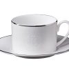 Подаръчен комплект за чай Lizzard Platin, Сет от 4 части Roberto Cavalli Home Luxury Tableware - Stolbg.com