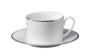 Подаръчен комплект за чай Lizzard Platin, Сет от 4 части Roberto Cavalli Home Luxury Tableware - Stolbg.com