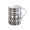 Порцеланова чаша/Мъг Monogram Black Roberto Cavalli Home Luxury Tableware - 1 - Stolbg.com