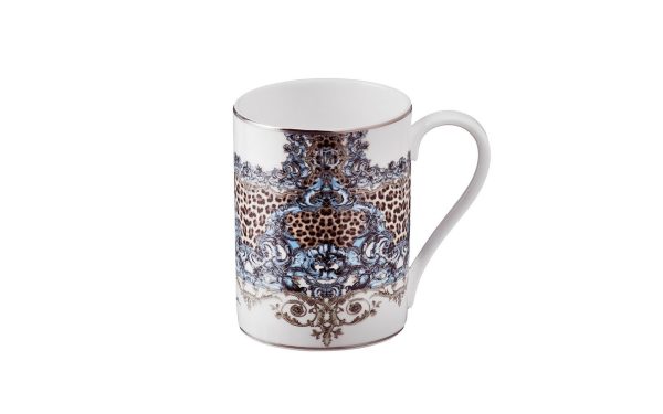 Порцеланова чаша/Мъг Palazzo Pitti Platin Roberto Cavalli Home Luxury Tableware - Stolbg.com
