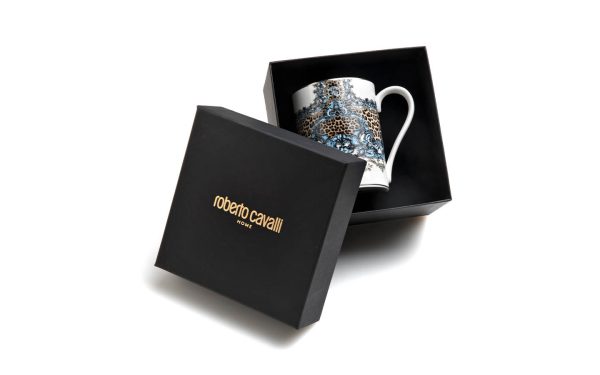 Порцеланова чаша/Мъг Palazzo Pitti Platin Roberto Cavalli Home Luxury Tableware - Stolbg.com