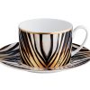 Подаръчен комплект за чай Ray of Gold, Сет от 12 части Roberto Cavalli Home Luxury Tableware - 3 - Stolbg.com