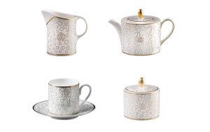 СЕРВИЗ ЗА КАФЕ GIRAFFA, СЕТ ОТ 15 ЧАСТИ Roberto Cavalli Home Luxury Tableware - Stolbg.com