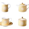 СЕРВИЗ ЗА КАФЕ LIZZARD GOLD, СЕТ ОТ 15 ЧАСТИ Roberto Cavalli Home Luxury Tableware - Stolbg.com