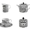 СЕРВИЗ ЗА КАФЕ ZEBRAGE, СЕТ ОТ 15 ЧАСТИ Roberto Cavalli Home Luxury Tableware - Stolbg.com