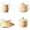 СЕРВИЗ ЗА ЧАЙ LIZZARD GOLD, СЕТ ОТ 9 ЧАСТИ Roberto Cavalli Home Luxury Tableware - Stolbg.com