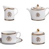 СЕРВИЗ ЗА ЧАЙ SILK GOLD, СЕТ ОТ 9 ЧАСТИ Roberto Cavalli Home Luxury Tableware - Stolbg.com