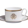 Подаръчен комплект за чай Silk Gold, Сет от 4 части Roberto Cavalli Home Luxury Tableware - Stolbg.com