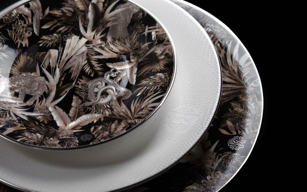 Колекция Tropical Jungle Black - Limited Edition Roberto Cavalli Home Luxury Tableware - Stolbg.com