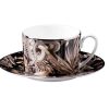 Подаръчен комплект за чай Tropical Jungle Black, Сет от 4 части Roberto Cavalli Home Luxury Tableware - Stolbg.com