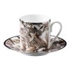 Подаръчен комплект за кафе Tropical Jungle White, Сет от 4 части Roberto Cavalli Home Luxury Tableware - Stolbg.com