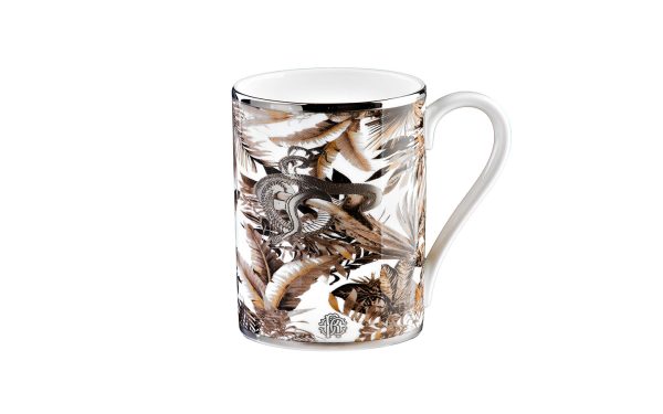 Порцеланова чаша/Мъг Tropical Jungle White Roberto Cavalli Home Luxury Tableware - Stolbg.com