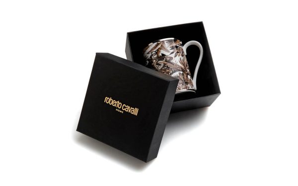Порцеланова чаша/Мъг Tropical Jungle White Roberto Cavalli Home Luxury Tableware - Stolbg.com