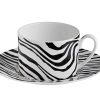 Чаша за чай с чинийка Zebrage Roberto Cavalli Home Luxury Tableware - Stolbg.com