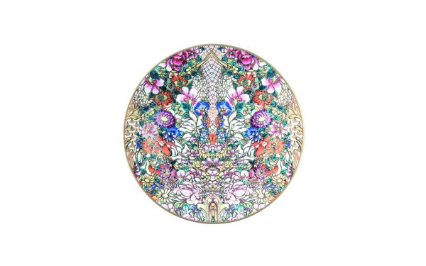 Чиния 21,5 см Golden Flowers Roberto Cavalli Home Luxury Tableware - Stolbg.com